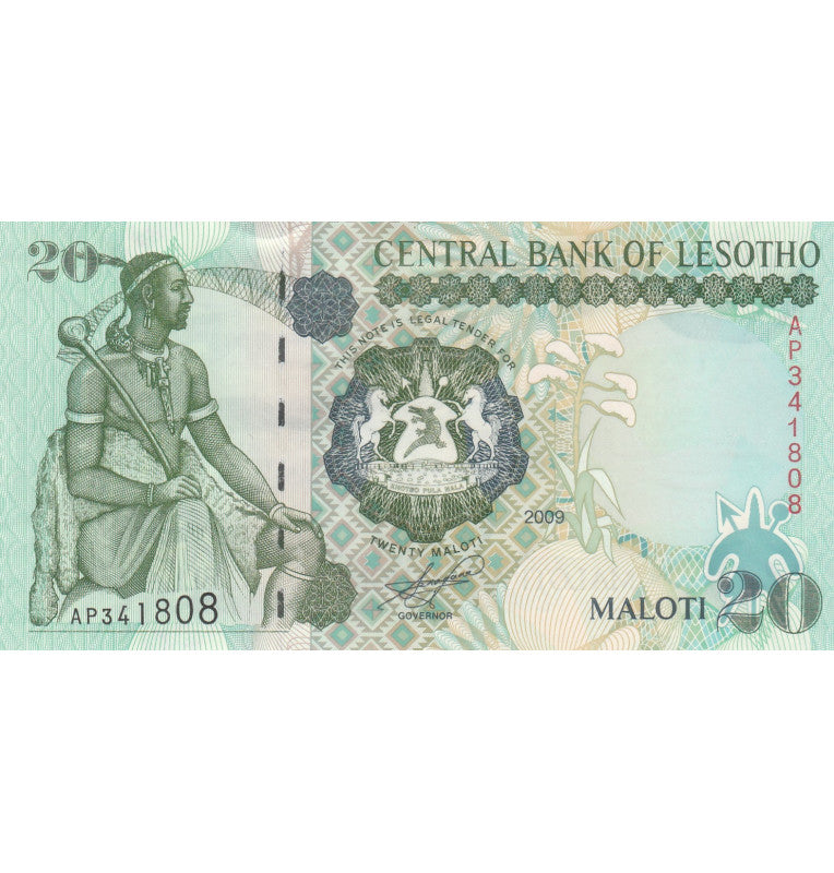 Lesotho 20 Maloti 2009 Pick 16g